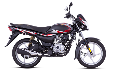 Bajaj Platina 100 Black & Red